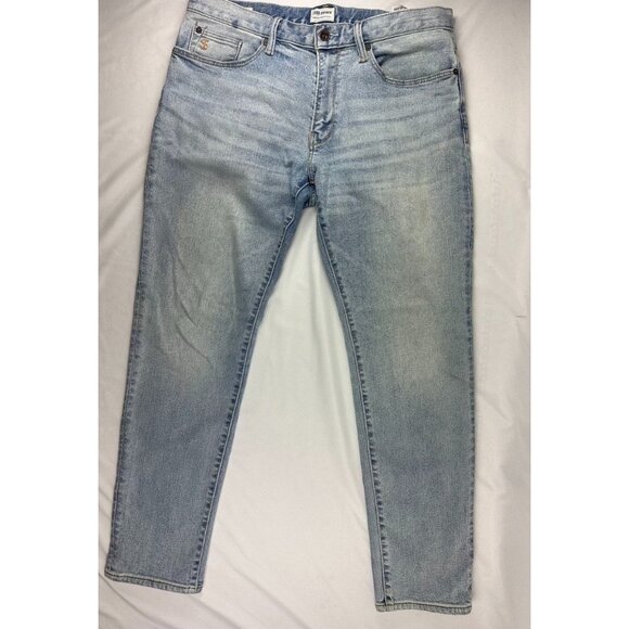 Todd Snyder Jeans Mens 32x30 Blue Stretch 5-Pocket Slim Fit Light/Mid Wash - Picture 1 of 11